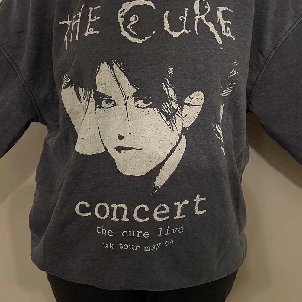 The Cure Concert Graphic Sweatshirt